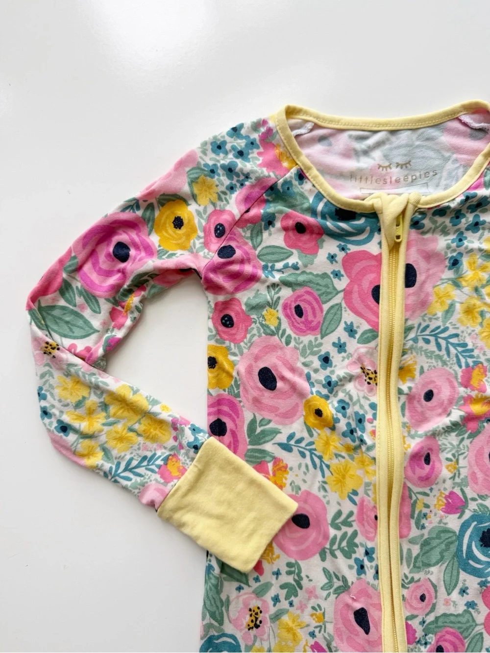 Little Sleepies Secret Garden Bamboo Viscose Zippy Sleeper 3T
